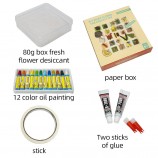 DIY Flower Press Kit with Natural Dried Flowers